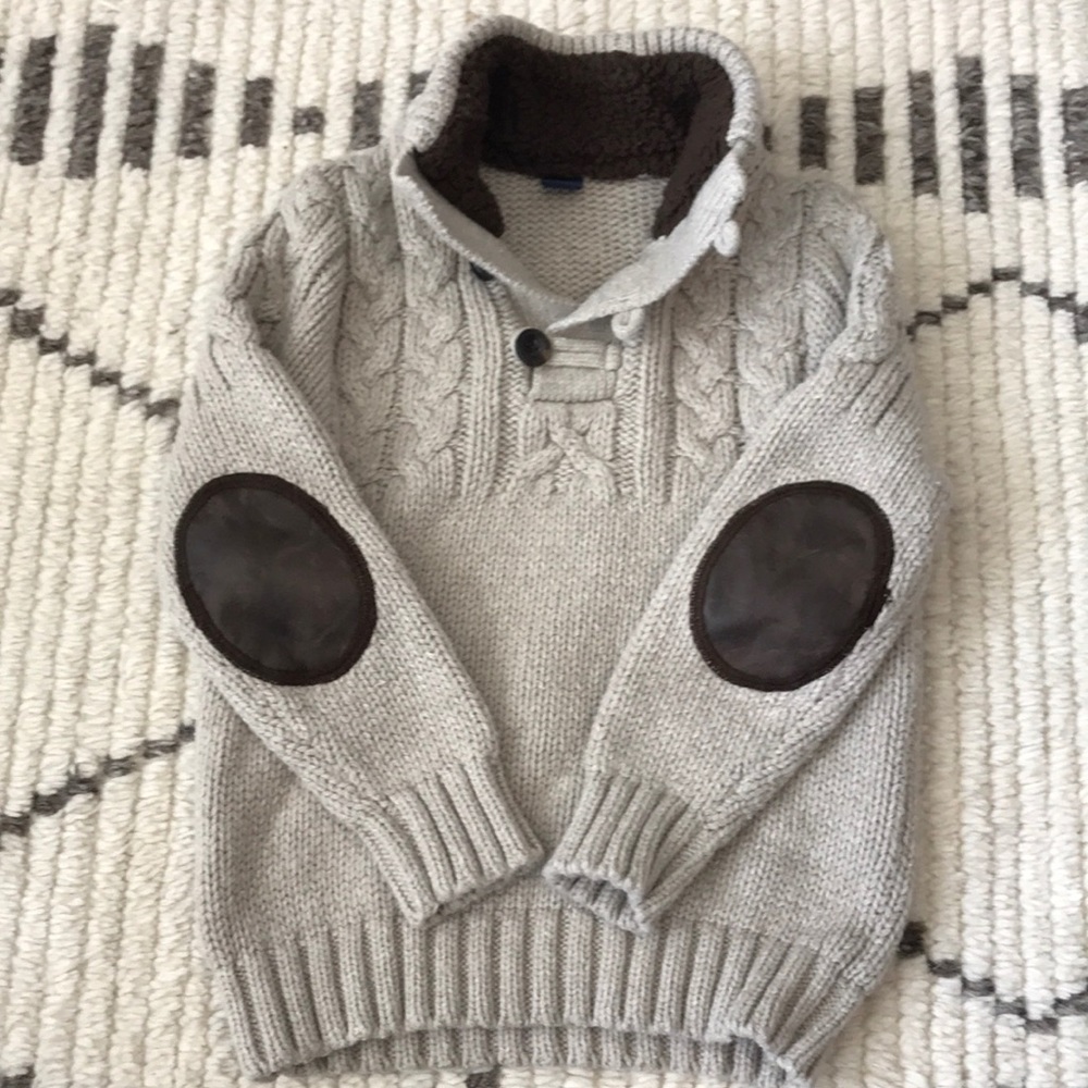 GAP - Toddler Boys tan/brown sweater 4T
